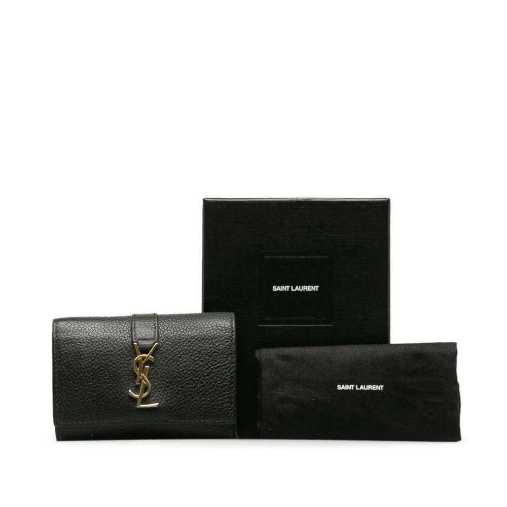 Saint Laurent Ysl Cassandra Key Case 6 Rows Black - image 1